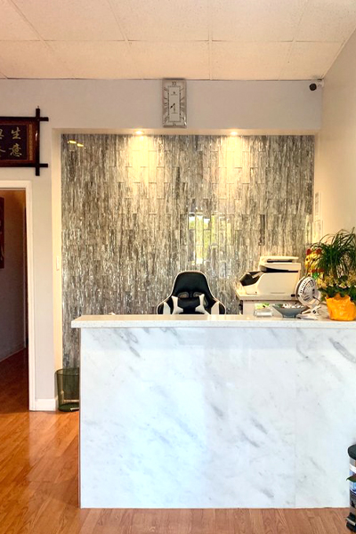 Store front desk and customer service